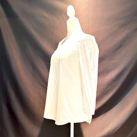 WHBM Off-The-Shoulder Poplin Top Size S - Picture 5 of 7